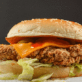 The hot smokin burger menu