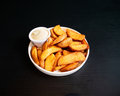 Extra portie wedges met mayonaise