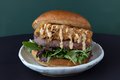 Runderburger Pulled chicken menu (150 gram)