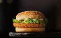 Crispy chicken burger