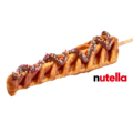 Lollywafel vanille met Nutella® en topping