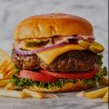 Beef burger met bacon