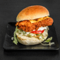 Vers huisgemaakte golden crust burger