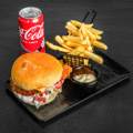 Crispy glory burger menu