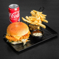 Grill meat burger menu