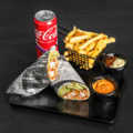 Crispy chicken wrap menu