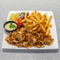 Shoarma lamsvlees schotel
