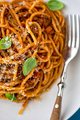 Pasta bolognese con funghi