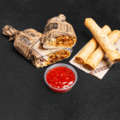 Chicken saté wrap