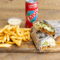 Chicken garlic wrap menu