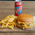Double spicy chickenburger menu