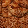 Bami gestoofde kip extra vlees