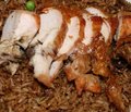 Nasi geroosterde kip normaal