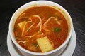 Laksa seafood soep