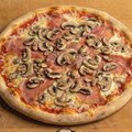 Pizza prosciutto e funghi