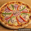 Pizza ham luxe