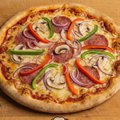 Pizza salami luxe