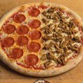 50/50 pizza