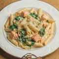 Pasta salmone e spinaci