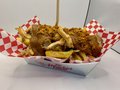 Loaded Fries, chicken sate