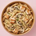 Pasta kip-Champignons Bowl