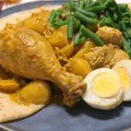 Roti met kip op bot ( Halal )
