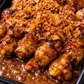 Kipfilet en saté halal