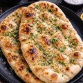 Indiaans Nan brood knoflook