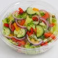 Heerlijke verse salade met naturel dressing