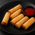 Vegetarische mini loempia's