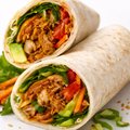 Wrap pulled chicken ketjap halal XL