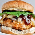 BBQ chicken burger menu