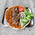 Turkish pizza veal doner