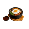 Bibimbap Fried chicken dad's spicy sweet