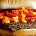 Cheetos cheeseburger