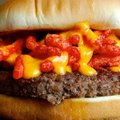 Cheetos cheese burger menu