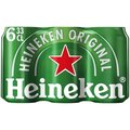 Heineken blik 6-pack gekoeld