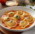 Ravioli de pollo