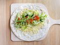 Vegetarische Turkse pizza