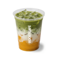 Iced mango matcha