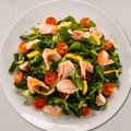 Salade marinara met zalm en tonijn