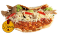 Lahmacun Döner Met mozzarella kaas