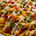 Loaded fries crispy chicken