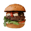 Greek feta burger