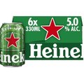 Heineken Pilsener 6x 33cl 5%vol.