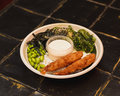 Pokebowl tempura garnaal