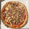 Mushroom and Ham Pizza