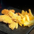 Drie New York chicken strips menu