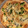 Pizza broccoli e gorgonzola
