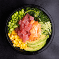 Pokébowl salmon and tuna mix